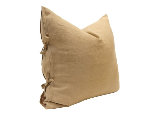 TULLY TIE CUSHION IN POTTERS CLAY