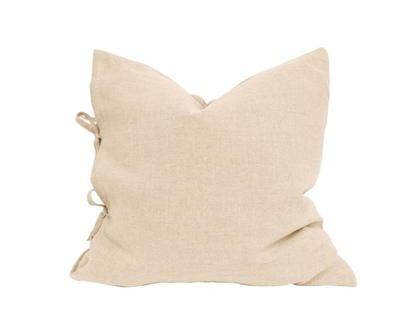 TULLY TIE CUSHION IN NATURAL
