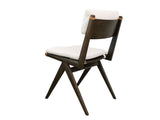 VINTAGE INSPIRED DINING CHAIR IN BROWN