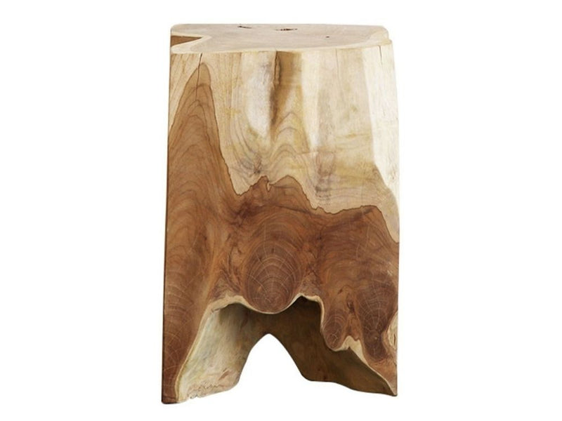CRUSOE ROOT SIDE TABLE - STOOL - SQUARE