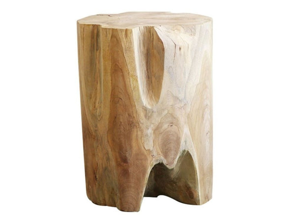 CRUSOE ROOT SIDE TABLE / STOOL - ROUND, 40CM.