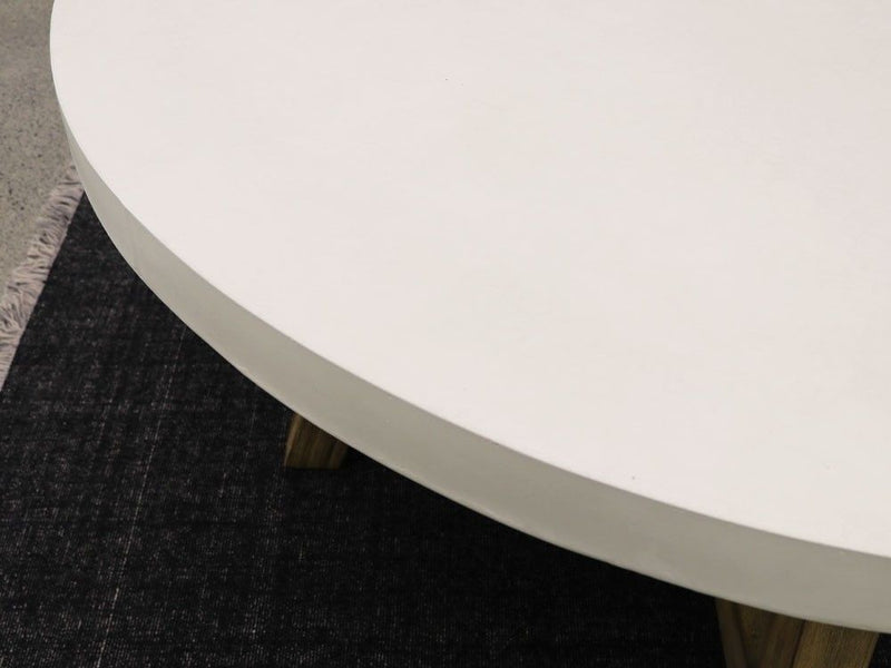NEVADA OUTDOOR ROUND TABLE WHITE - 150CM