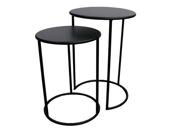 TRANG NEST OF TABLES - BLACK - SMALL