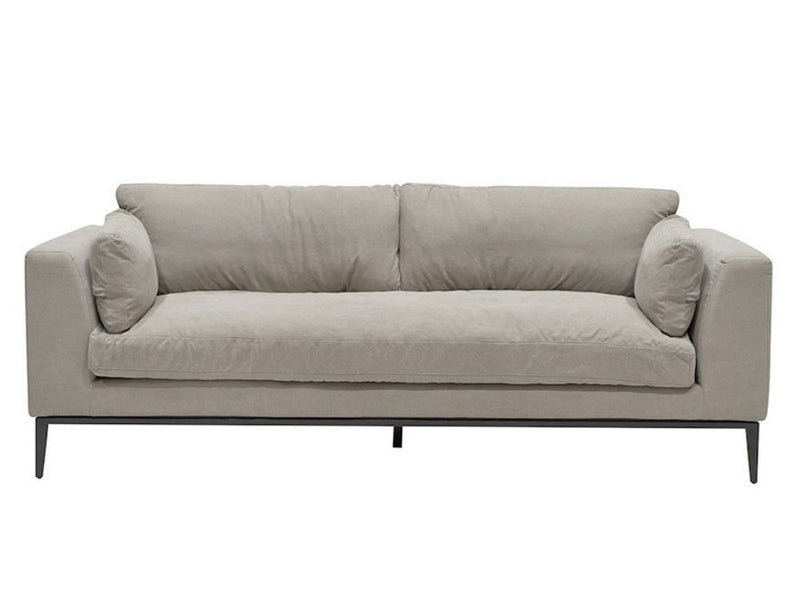 TYSON 3 SEATER SOFA - GREY.