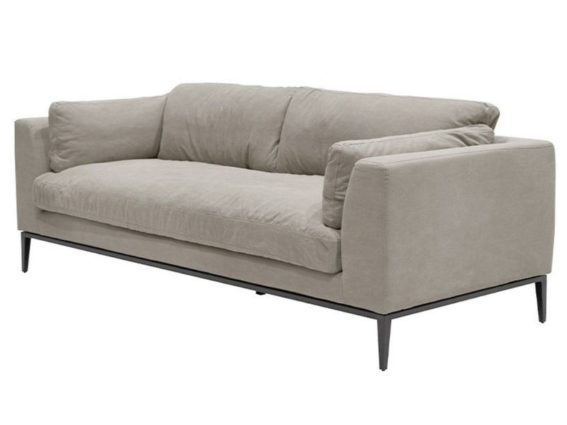 TYSON 3 SEATER SOFA - GREY.