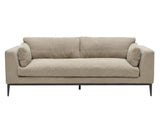 TYSON 3 SEATER SOFA - GREY.