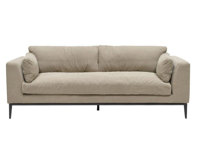 TYSON 3 SEATER SOFA - GREY.