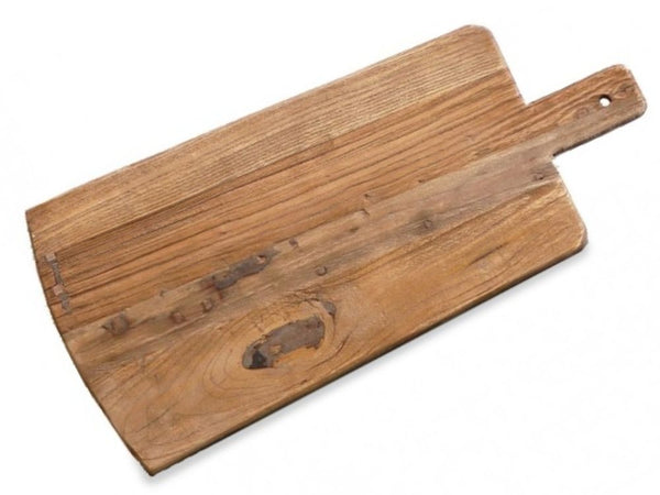 ARTISAN CURVED END BREAD BOARD - 48CM, WITH HANDLE