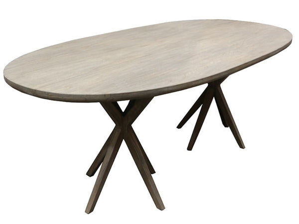 ENRIQUE OVAL DINING TABLE - 220CM
